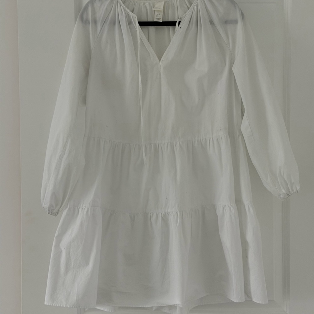 H&M White Mini Dress